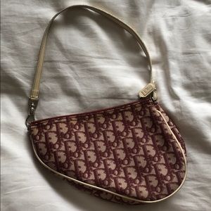 Vintage Dior Mini Saddle Bag
